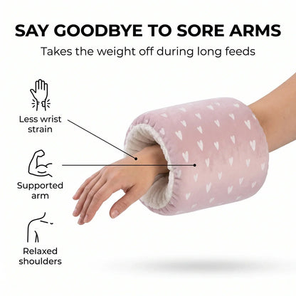 Plush Arm Nursing Pillow 🍼 – Soft Forearm Support for Feeding