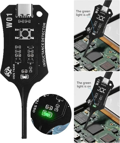 Type-C Motherboard Coil & Inductor Diagnostic Tester – Circuit Board Detection Tool 🔍