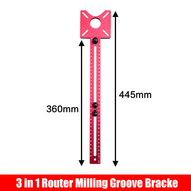 🛠️ 3-in-1 Precision Router Guide for Milling, Grooving & Trimming