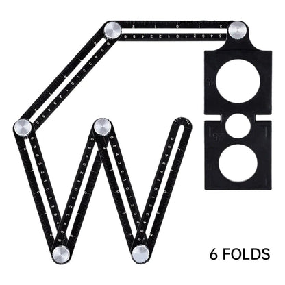 📐🔧 Multi-Angle Folding Measuring Ruler – Precise Positioning for Faster DIY Projects