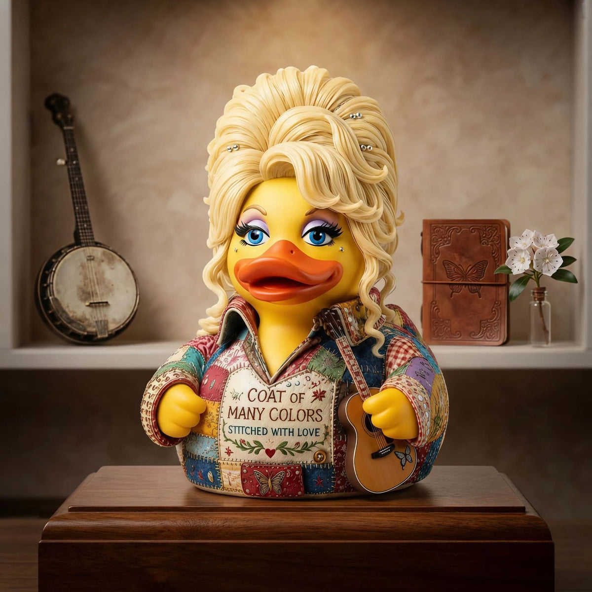 🔥LAST DAY 50% OFF - 🎸Parton Coat of Many Colors Memorial Duck