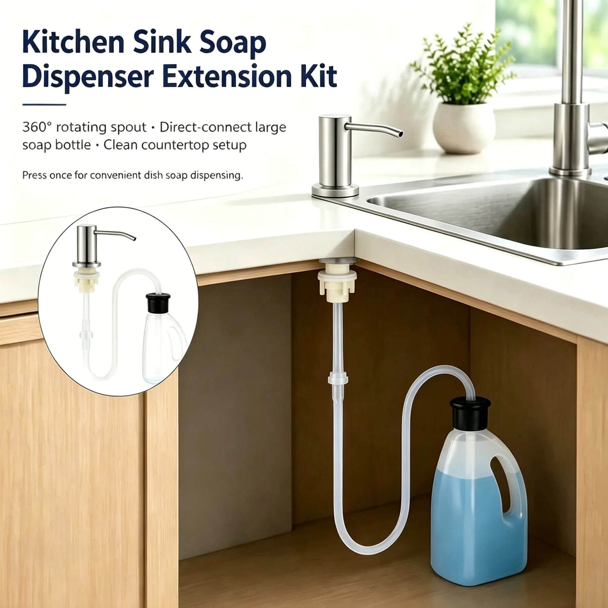 🔥🫧Kitchen Sink Soap Dispensers✨
