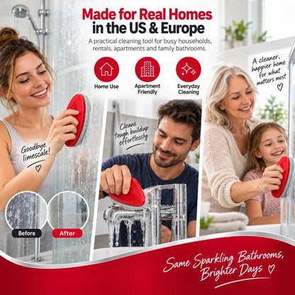 Limescale Remover Bathroom Cleaning Brush