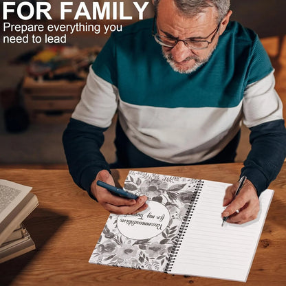 🕊️ Peace of Mind End-of-Life Planner for Final Wishes, Important Details, and Family Guidance