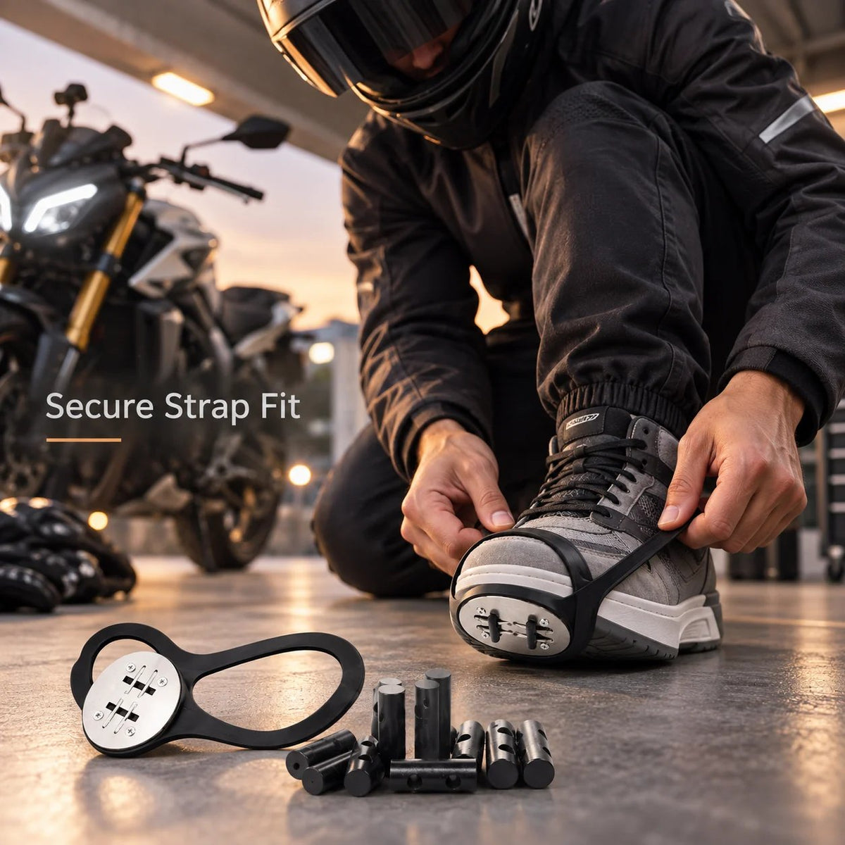 💯RoadFlare Motorcycle Boot Spark Sliders