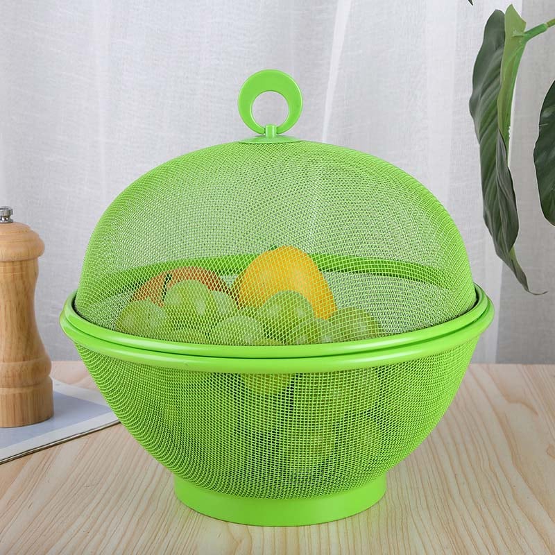 50% Off 🍒 Lidded Produce Keeper Basket – Fresh, Organized & Countertop Chic ✨