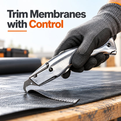 🔪 Precision Hook Utility Knife — Heavy-Duty PVC & Vinyl Flooring Cutter