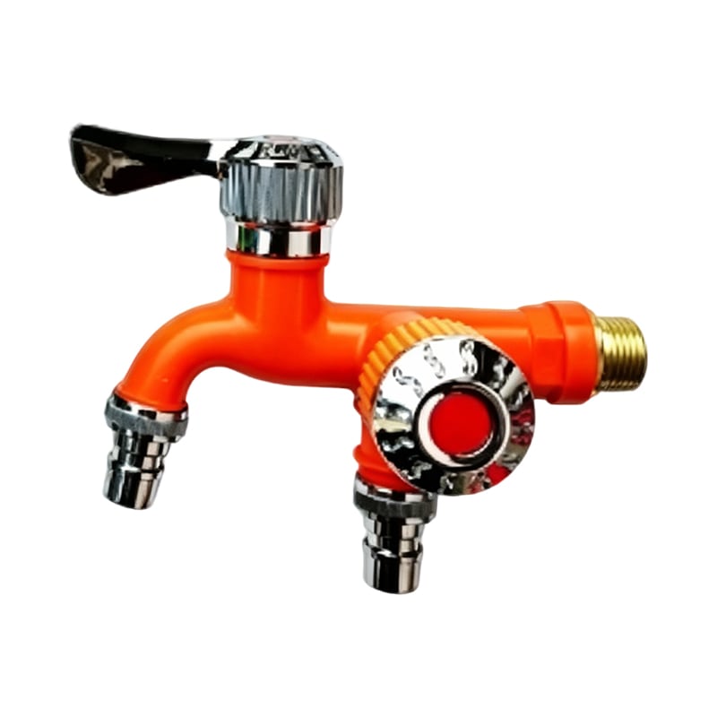 Dual Outlet Washing Machine Faucet