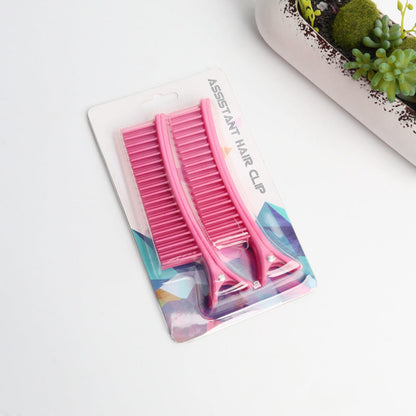 ✨ 2-Pack Hair Sectioning Comb Clips – Comb, Part & Hold Hair in One Tool