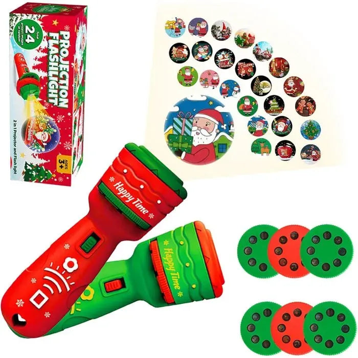 🔥HOT SALE 49% OFF -🎃👻Kids Halloween Christmas Projection Flashlight Toy