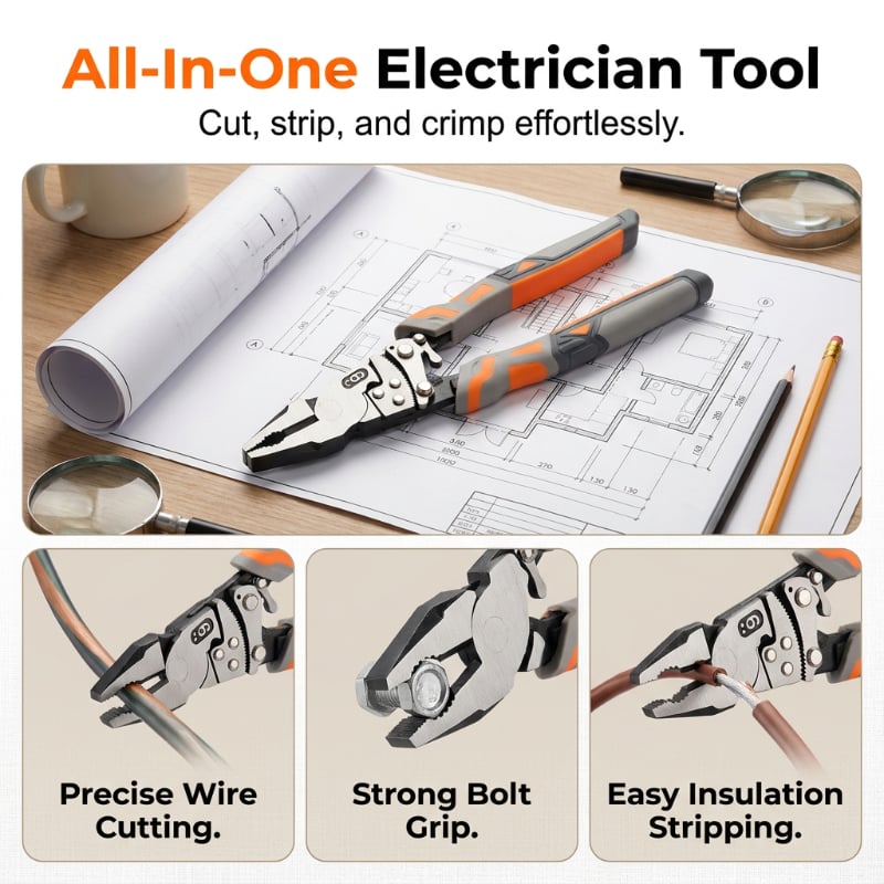 💯 9-Inch Industrial Ratchet Self-Locking Pliers