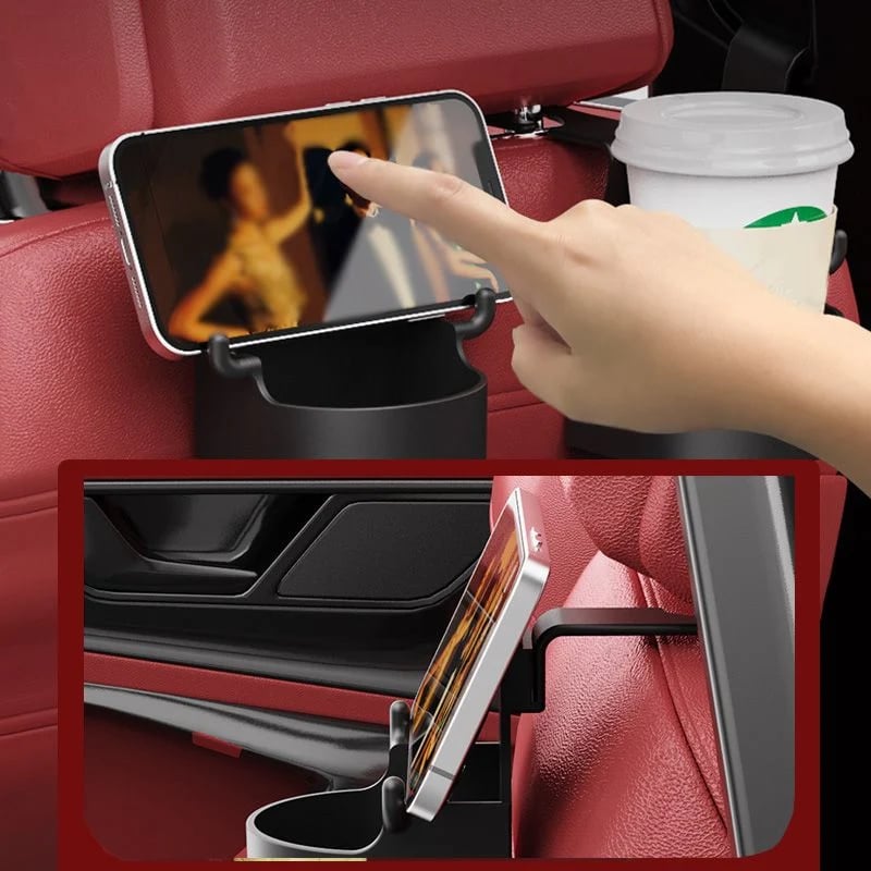 🔥HOT SALE🔥📢📢40% OFF !! ⏰Car Seat Headrest Cup Holder with Hooks