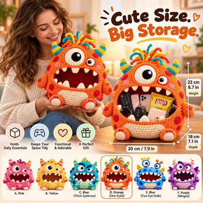 Clutter Munchers Hungry Monster DIY Crochet Storage Buddies 👾🧶