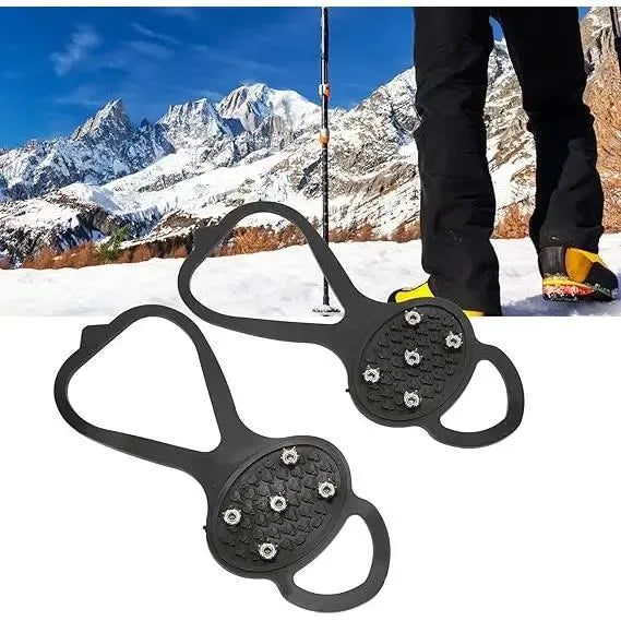 ❄️ Winter Sale Kids’ Ice Cleats with Non-Slip Grip Spikes 🥾 1 Pair for Snow & Ice