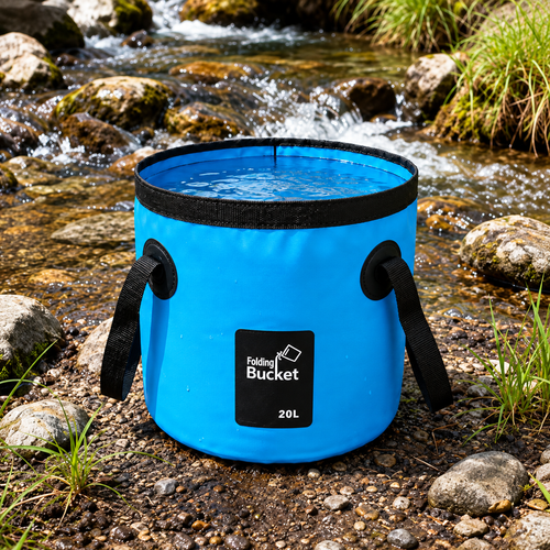 💧 50% Off Today | Space-Saving Collapsible Water Pail for Camping, Travel & Car Care ⏰