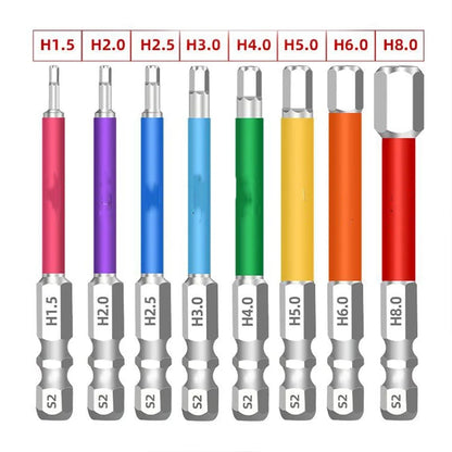💯Magnetic Anti-Slip Screwdriver Bit Set