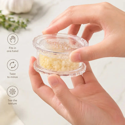 2-Piece Garlic & Ginger Twister 🧄 – Easy Manual Mincer