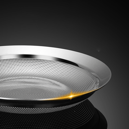 🥗 Ultra-Fine Stainless Steel Kitchen Strainer – Quick-Drain Colander for Rice, Quinoa & Produce