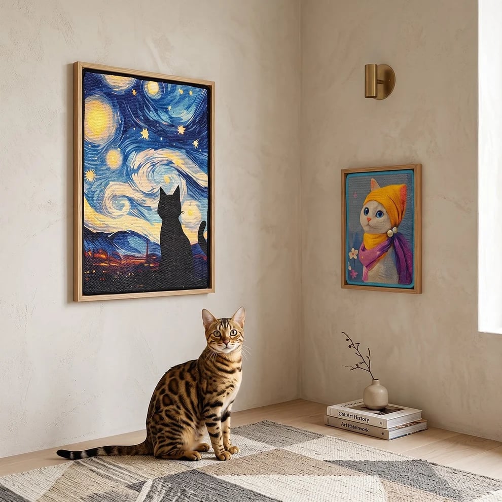 🐱 Turn Your Wall Into A Cat-Friendly Art Gallery