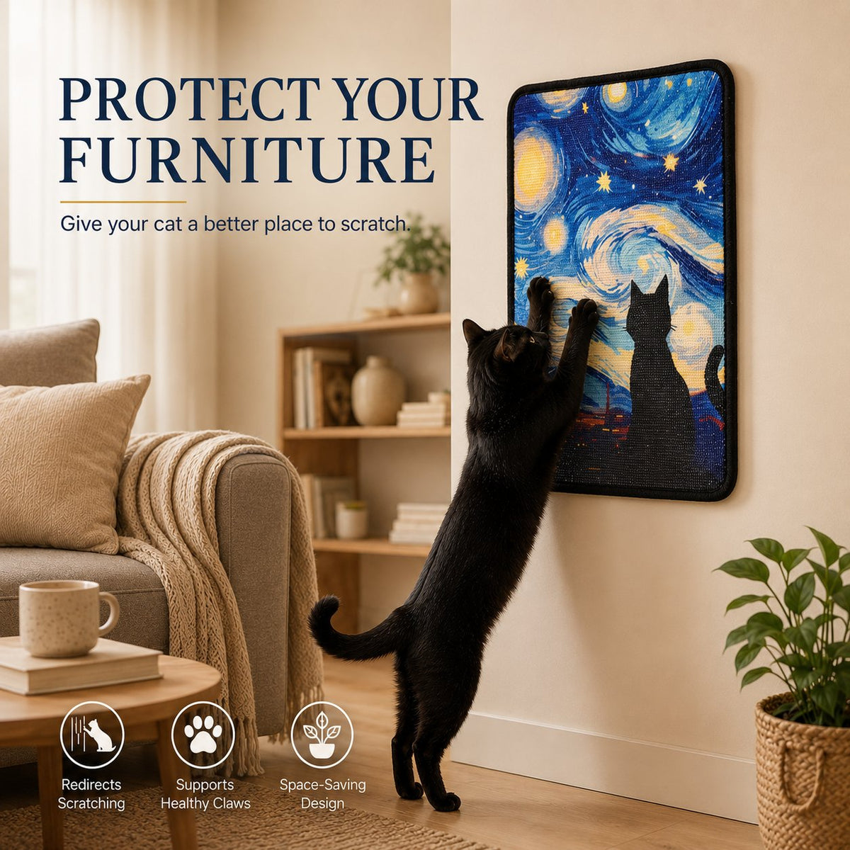 🐱 Turn Your Wall Into A Cat-Friendly Art Gallery
