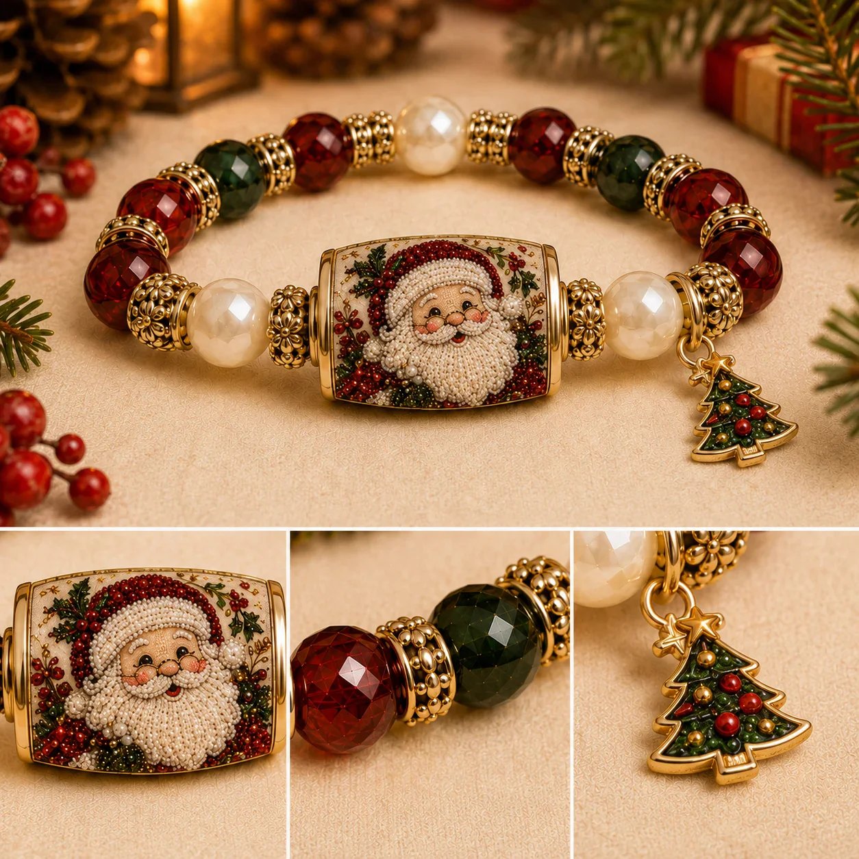 💥 Last Day 49% OFF – 🎄 Christmas Magic Collection Bracelet — Limited Edition