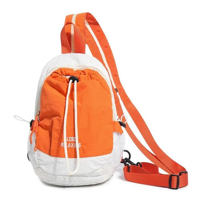 Lightweight Color-Block Mini Backpack 🎒 – Unisex Everyday Bag | Special Sale