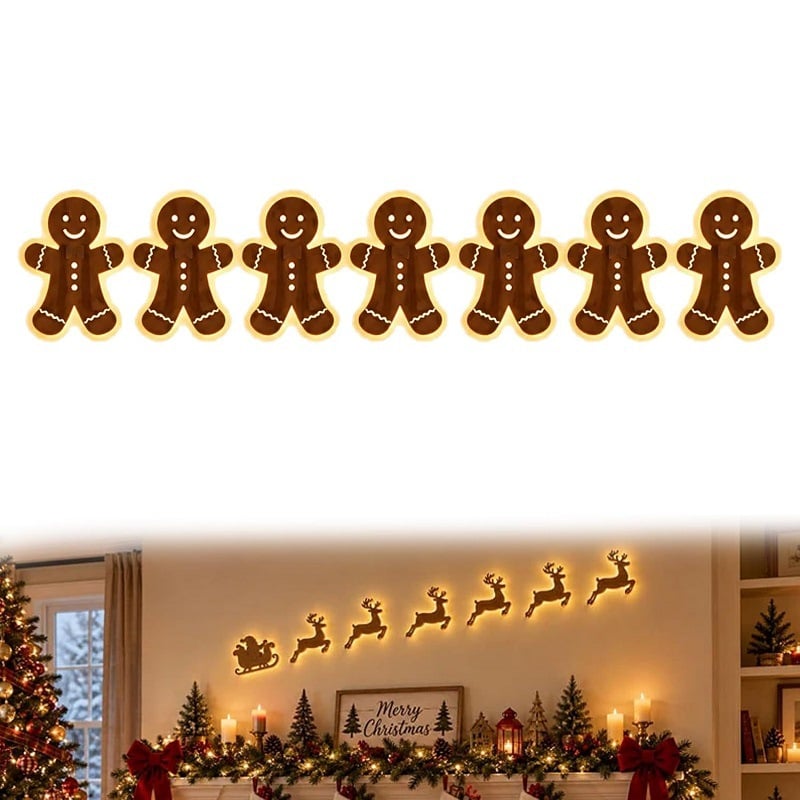 🎄Reindeer Christmas Wall Light ✨ – Festive LED Decor for Home & Holiday Displays