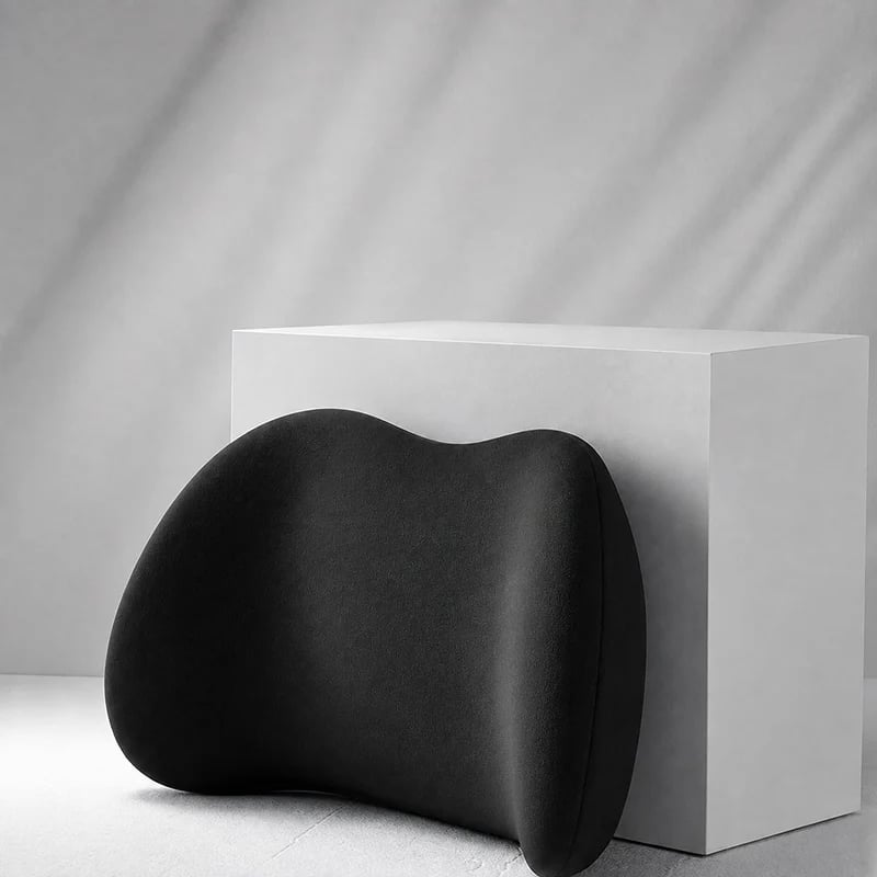 💯Car Neck & Lumbar Support Pillow Set – Memory Foam Headrest & Lower Back Cushion for Comfortable Driving