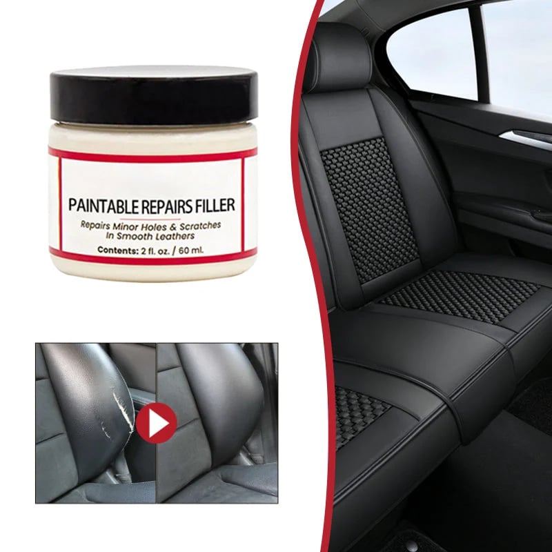 💯Leather repair cream – fills deep scratches & cracks, restores smooth feel, safe for all leather types