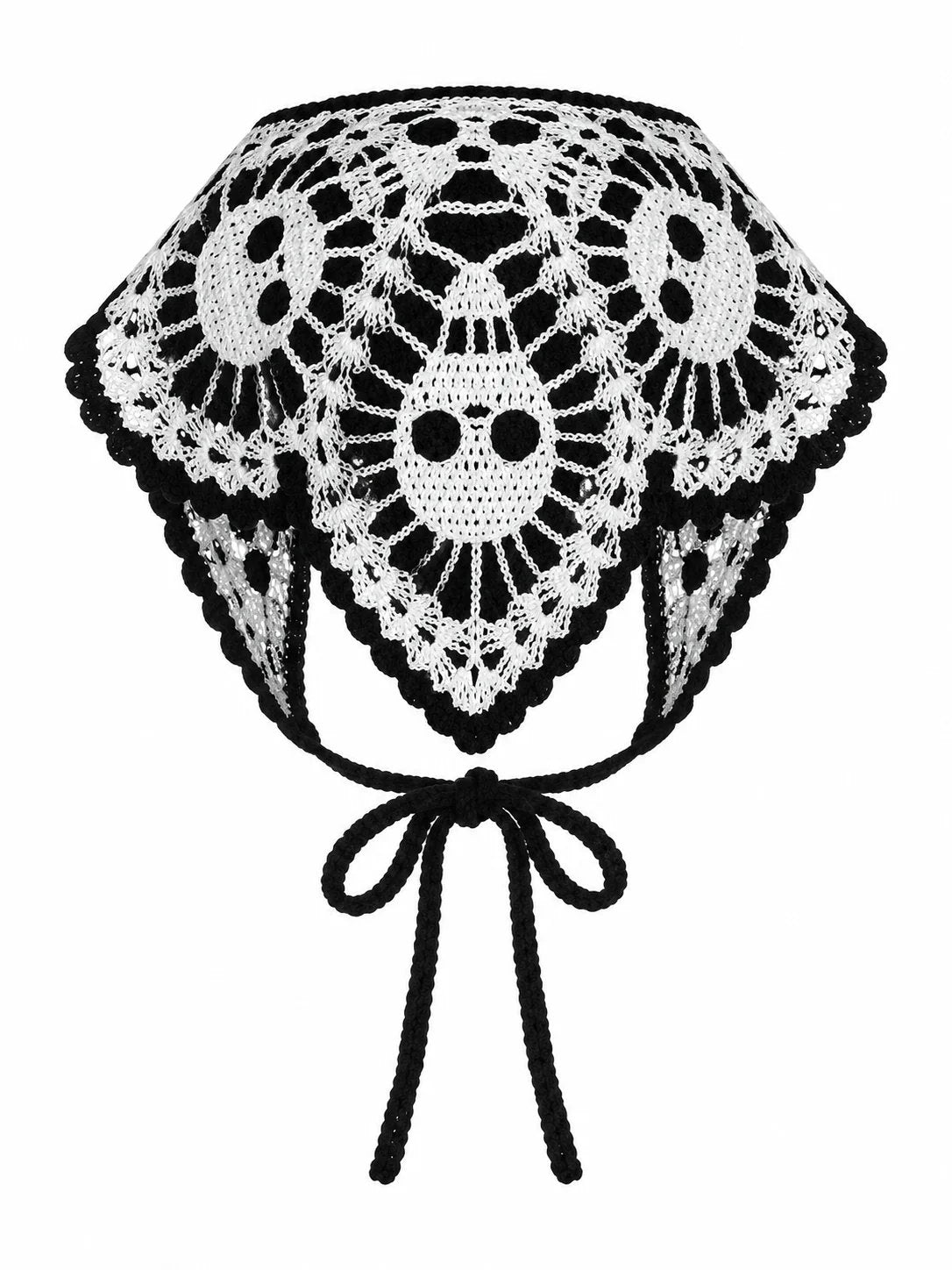 🔥HOT SALE🔥🎃 Halloween Style Deal – Boho Ghost Print Head Scarf 👻 Cute Seasonal Hair Accessory for Festive Looks 🦇