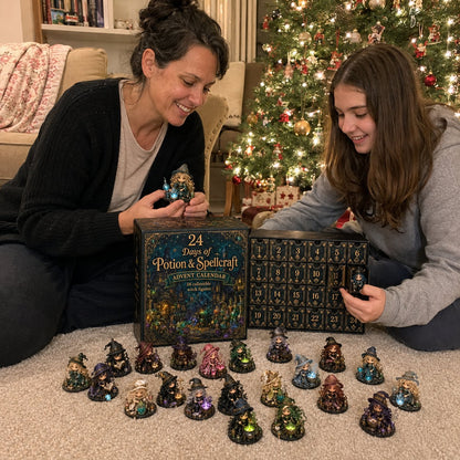 🧙‍♀️24 Days Of Witchy Surprises Advent Calendar | 24 Unique Collectible Witches with Magical Themes, Mini Figures & Fantasy Display Collection ✨