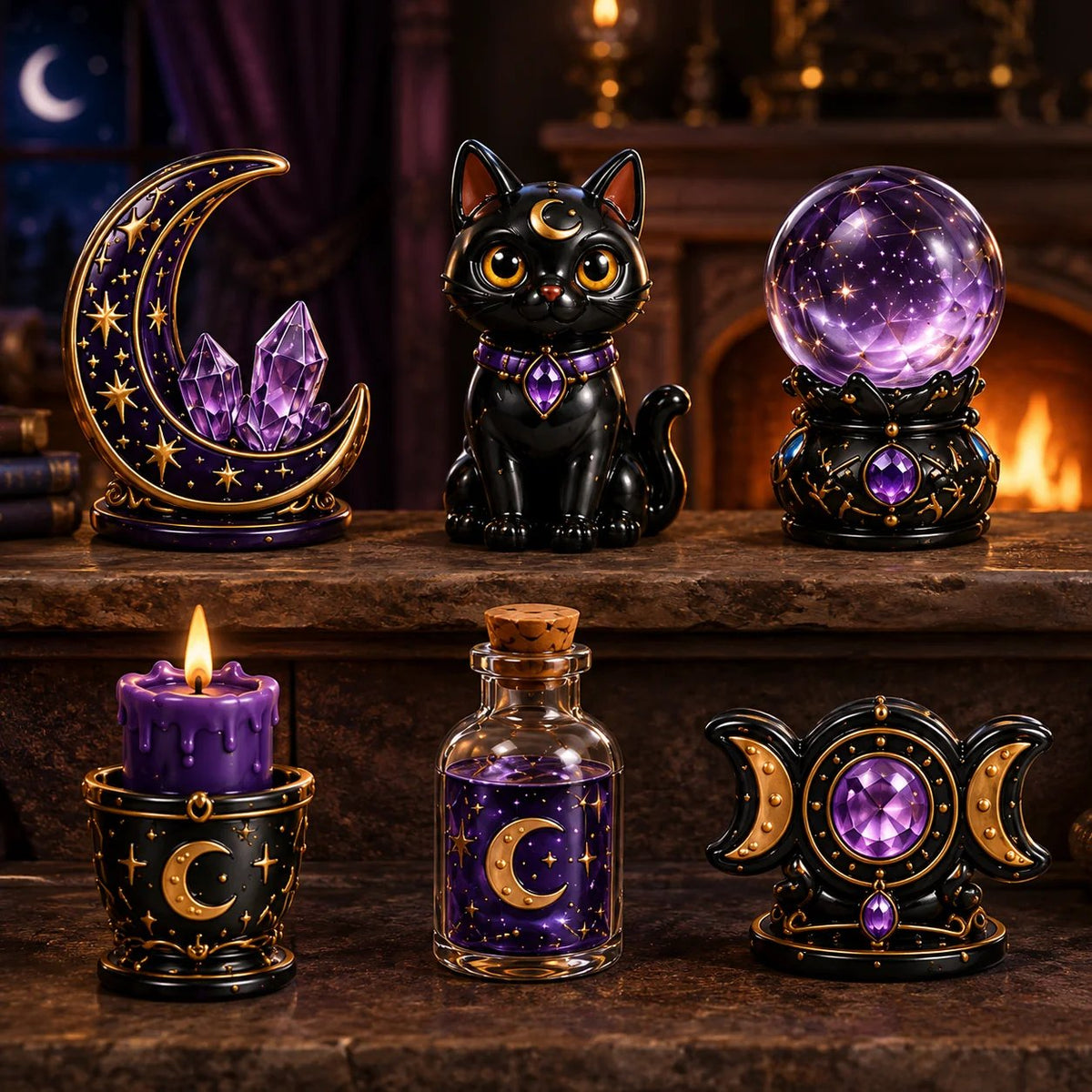 ⏳ Last Day 49% OFF – 🔮 2026 Crystal Witch Advent Calendar | 24 Days of Mystical Miniatures, Crystal-Inspired Surprises & Witchy Fantasy Charm ✨
