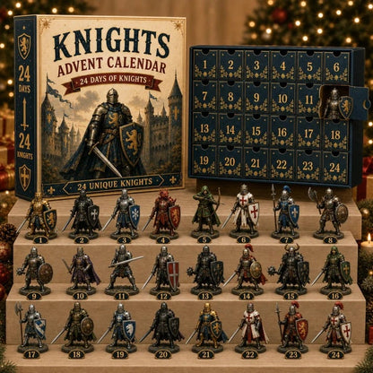 ⌛ Hot sale 49% OFF − ⚔️ 🏰 Knights Advent Calendar 2026 | 24 Days of Knights with 24 Unique Medieval Warrior Figurines & Fantasy Collectibles 🎄🛡️