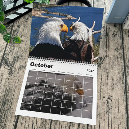 2027 Jackie & Shadow Soaring Eagles Wall Calendar 🦅 Stunning Wildlife Photography, 1-Count