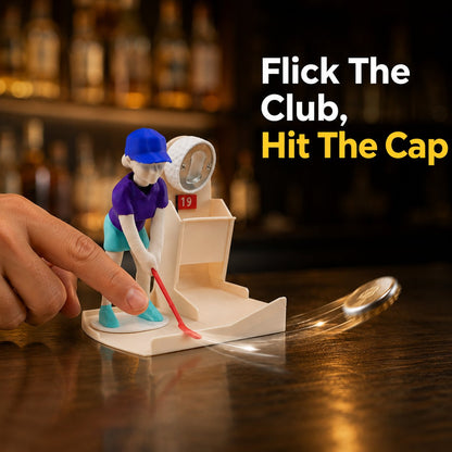 Interactive Golf Bottle Opener - Turn Every Drink Into A Mini Game