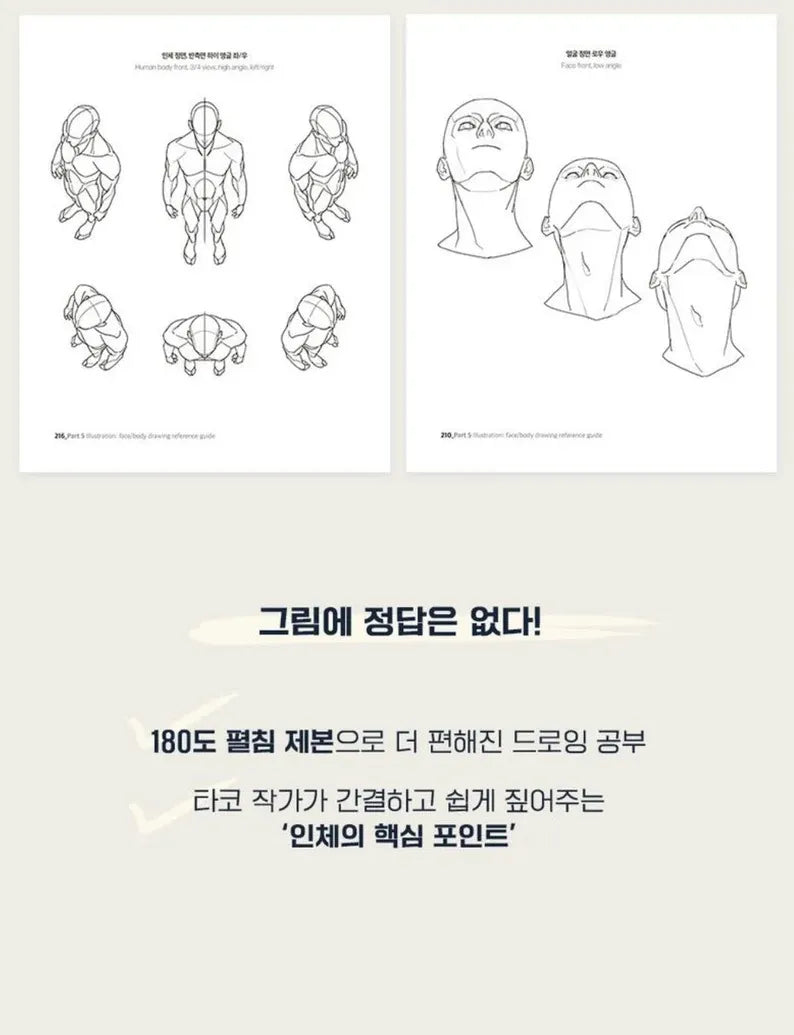 Secret Character Drawing + Point Character Drawing Set | Korean(📚HARDCOVER BOOK)