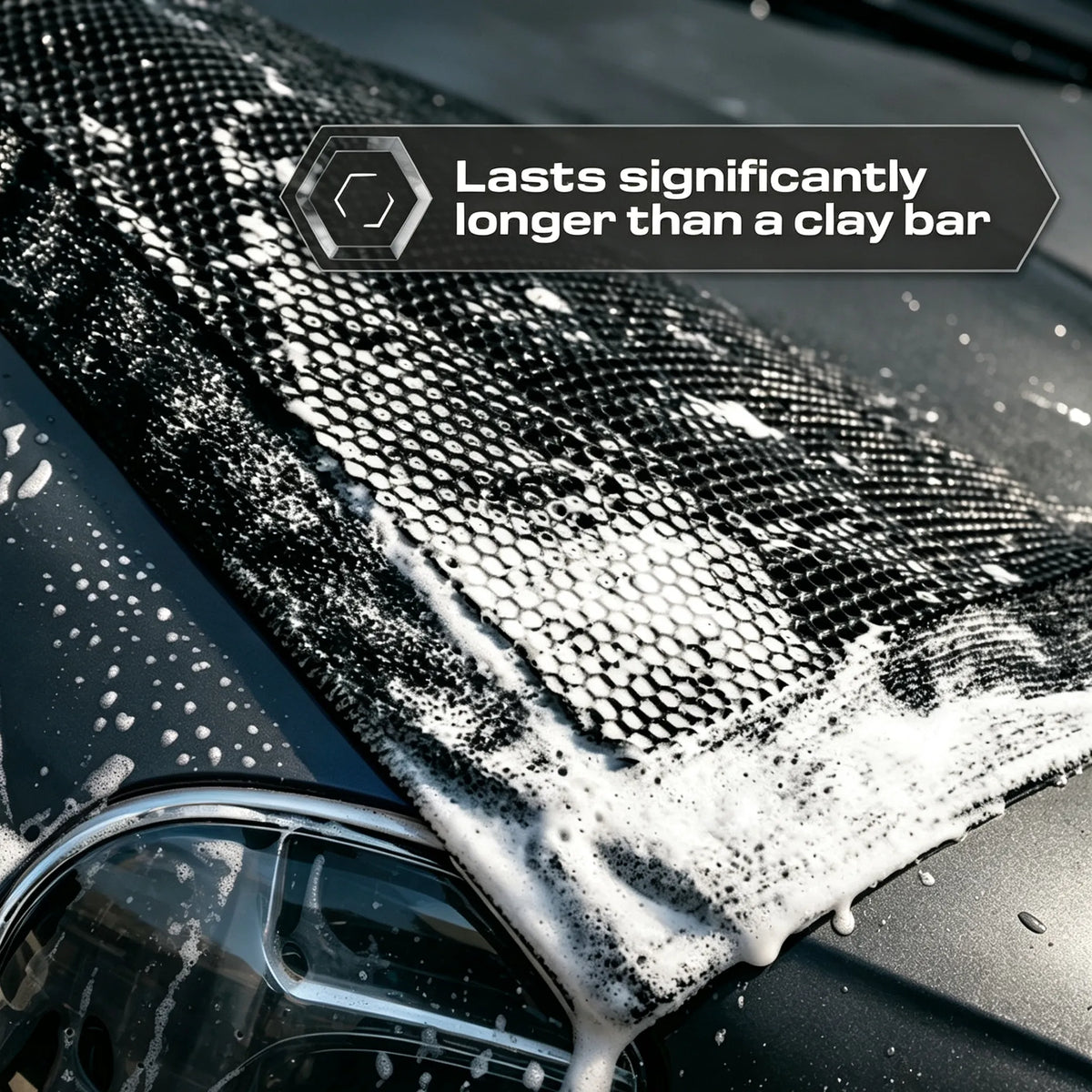 ✨ Automotive Clay Towel 12 x 12 in – Fine-Grade Brushed Microfiber for Smooth, Contaminant-Free Paint