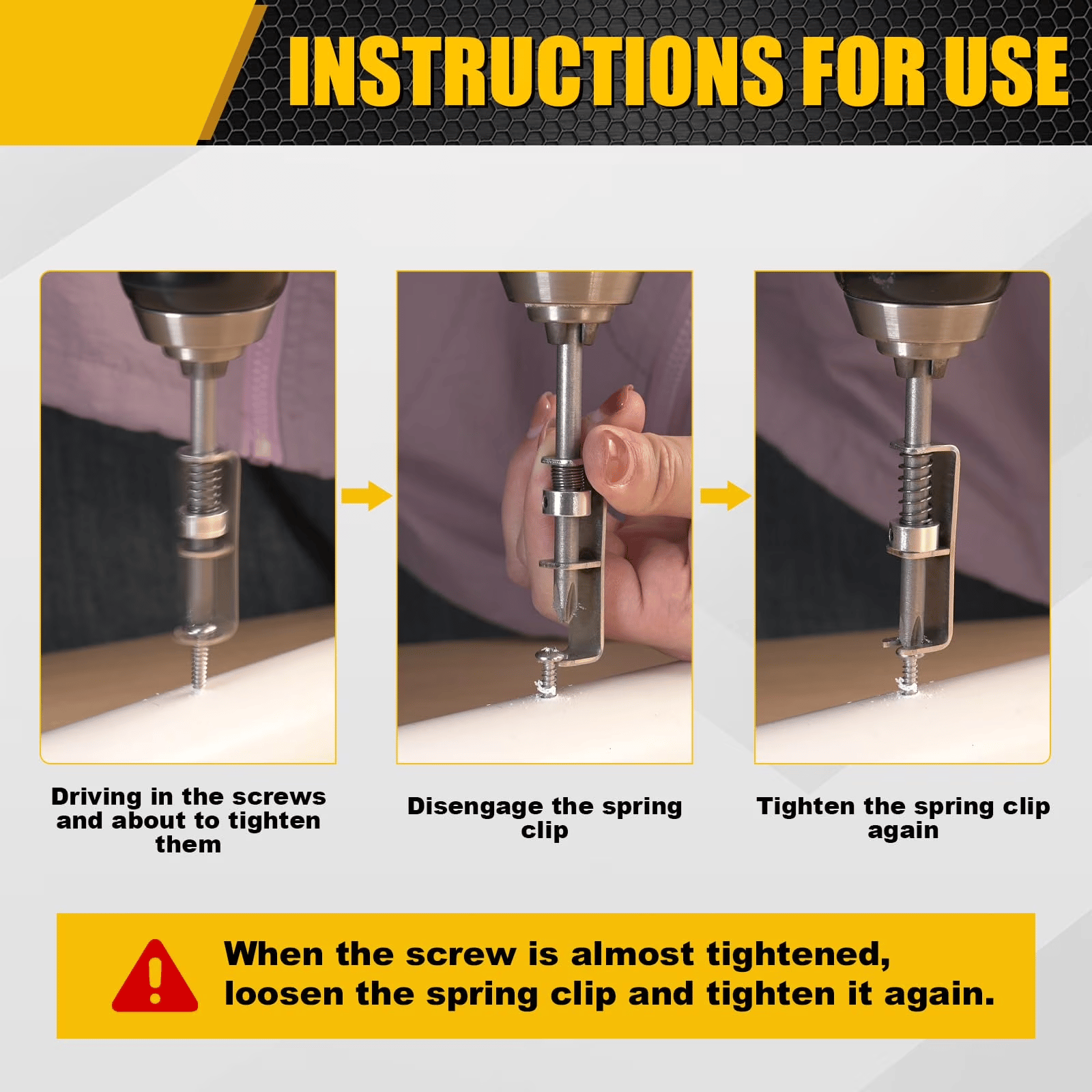 Spring loaded Screw Holder Bit,Single Hand Operation Bit Holders