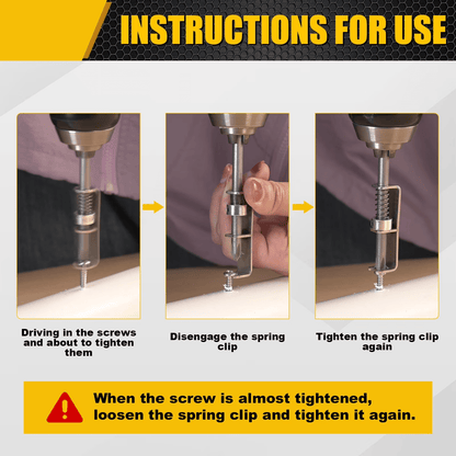 Spring loaded Screw Holder Bit,Single Hand Operation Bit Holders