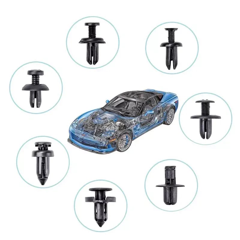 💯680Pcs Car Retainer Clips & Fastener Remover