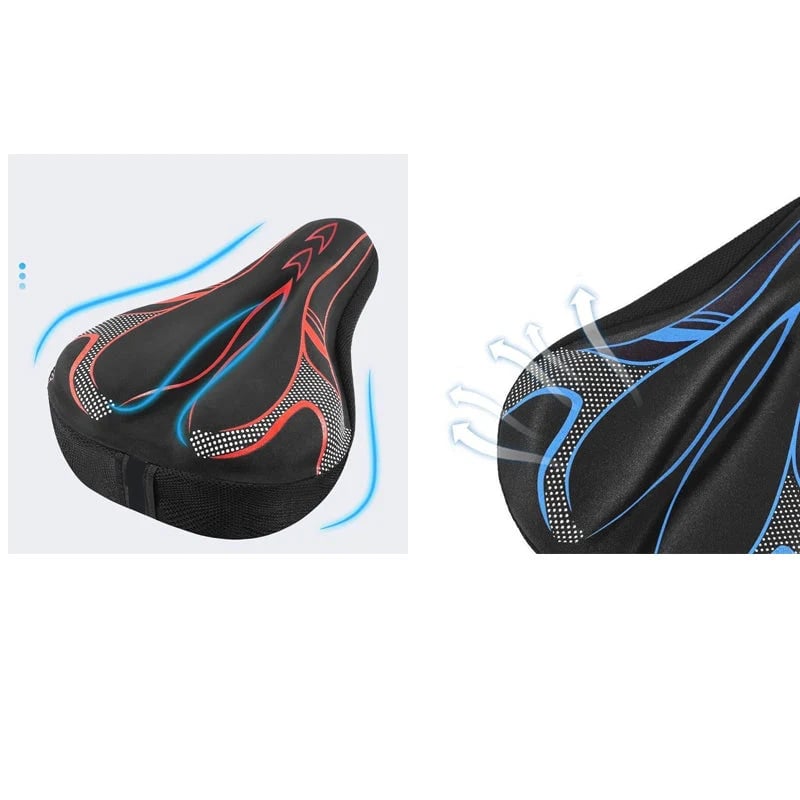 Waterproof Bike Seat Cushion 🚴 – Soft Memory Foam Saddle Padding