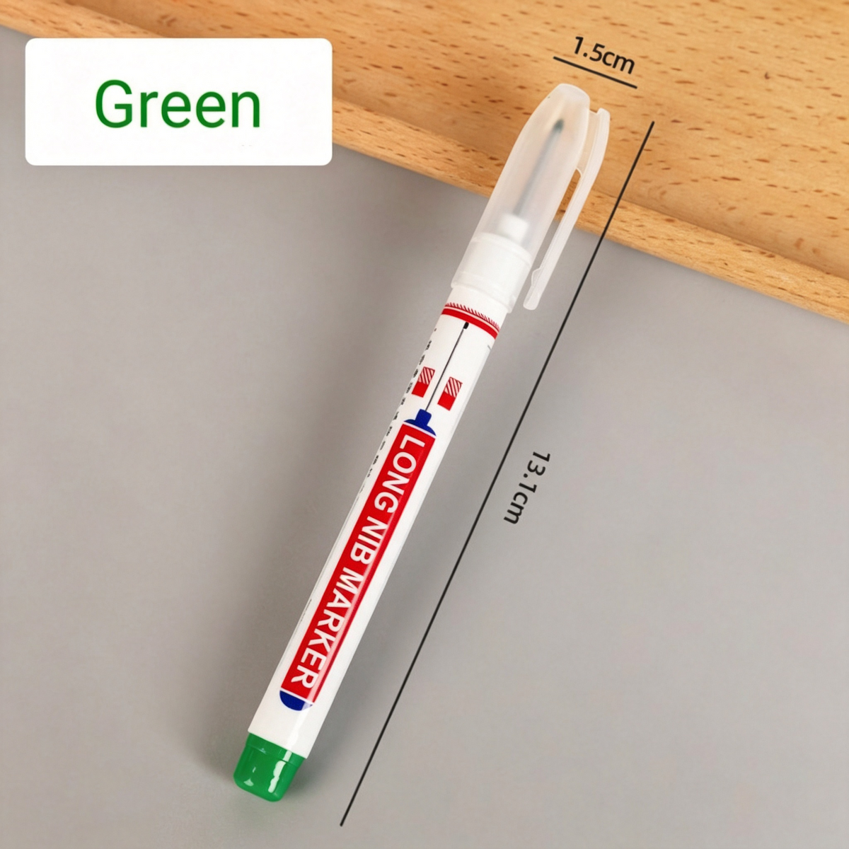 Extended Tip Marker Pen, Quick Dry Ink For Deep Hole Marking🎯