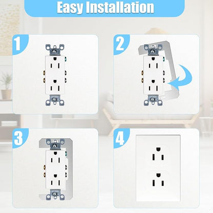 🔥Wall Plate Spacers (Metal) – For Wall Outlet Repair and Securing Loose Outlets