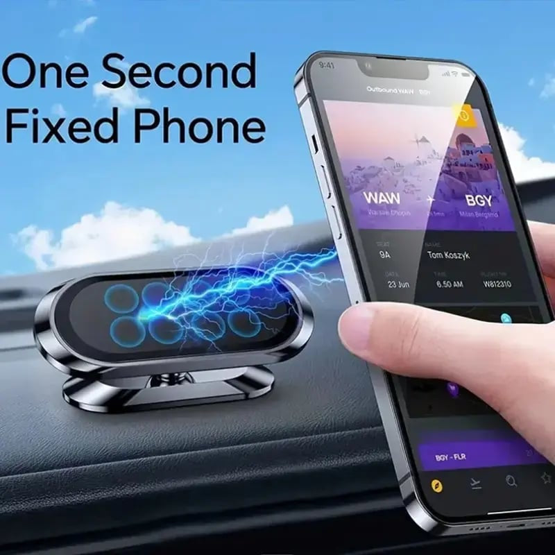 Magnetic Phone & Tablet Mount 🚗 Adjustable 360° Suction Cup Navigation Holder