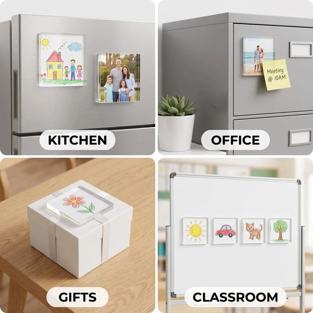 🎨 Make-Your-Own Fridge Magnet Craft Set | Fun DIY Kitchen Décor Activity
