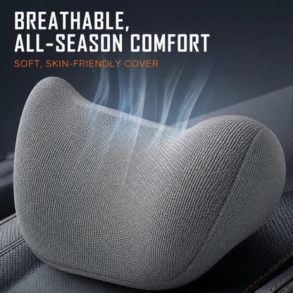 💯Car Neck & Lumbar Support Pillow Set – Memory Foam Headrest & Lower Back Cushion for Comfortable Driving