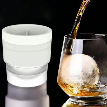 🧊Crystal-Clear Ice Sphere Maker for Whiskey, Bourbon & Cocktails 🥃