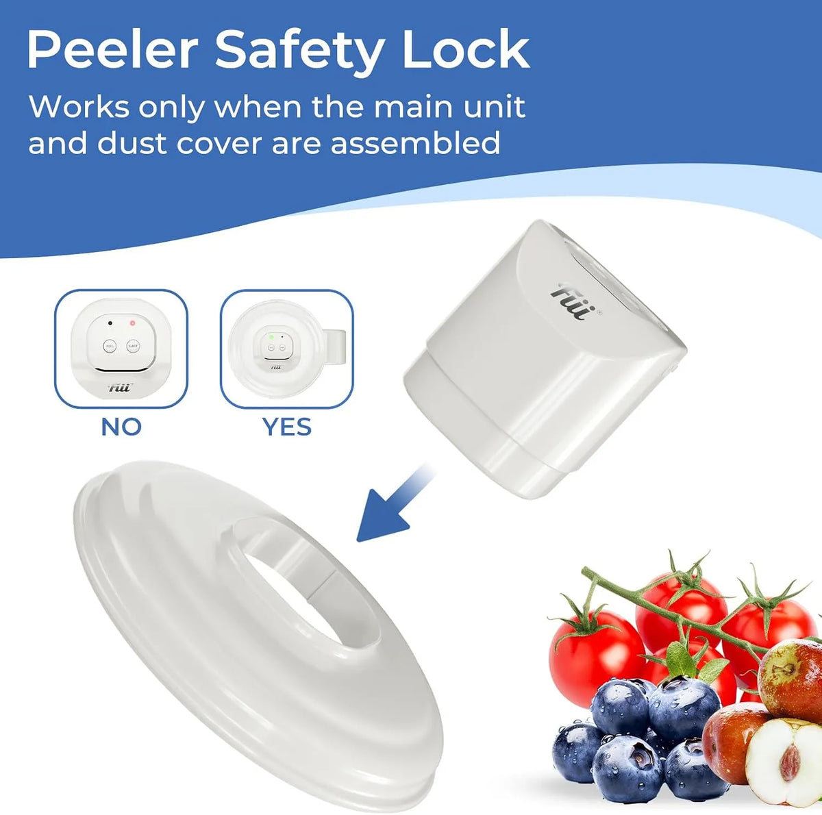 Automatic Fruit & Vegetable Peeler 🥔 – Effortless Kitchen Prep