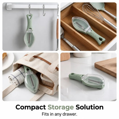 🐟 Mess-Free Fish Scaler – Handy Scale Remover with Collection Lid