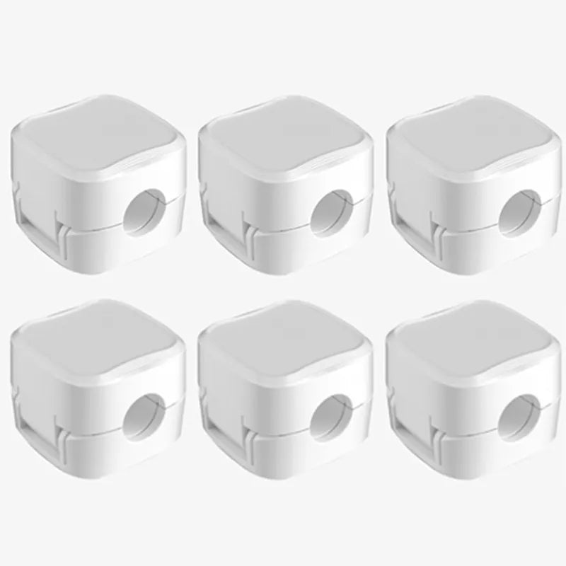 🧲 Magnetic Cable Organizer – Adhesive Cord Clips for Easy Storage